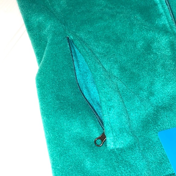 NWT Columbia Fleece Vest Mock Neck Zip Front Unisex Vest XL 18/20 - Picture 9 of 10